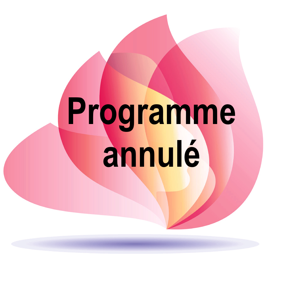 Message "Annulation" sur fond coloré