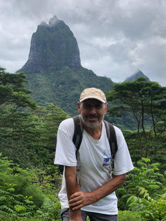 Portrait de François Bécher, à Tahiti