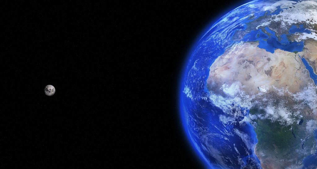 la terre vue de l'espace