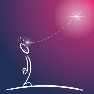 Personnage représentant l'âme reliée à l'Âme Suprême, DIeu