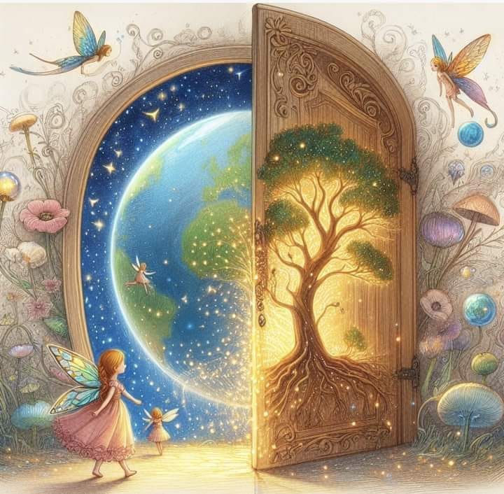 porte ouverte sur la terre