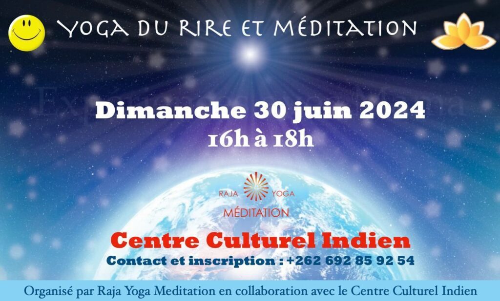 Yoga du rire - Dimanche 30 juin - 16h00 - centre culturel indien à la réunion