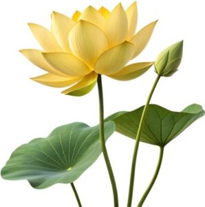 Fleur de lotus jaune
