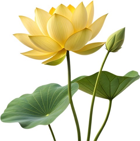 Fleur de lotus jaune