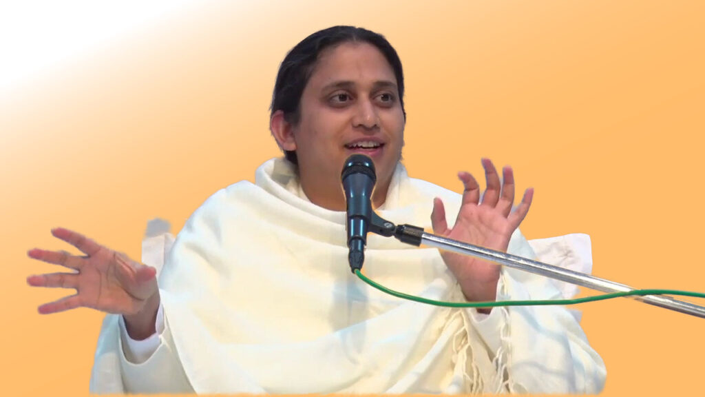 Gopi Patel pendant une conférence